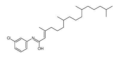 N-(3-chlorophenyl)-3,7,11,15-tetramethylhexadec-2-enamide Structure