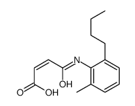 4-(2-butyl-6-methylanilino)-4-oxobut-2-enoic acid Structure