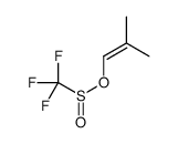 2-methylprop-1-enyl trifluoromethanesulfinate结构式