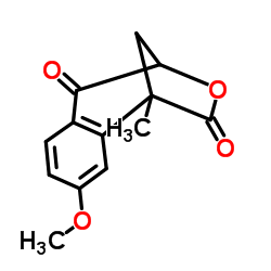 1,4-Methano-3-benzoxepin-2,5(1H,4H)-dione, 8-methoxy-1-methyl- structure