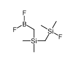 difluoroboranylmethyl-[[fluoro(dimethyl)silyl]methyl]-dimethylsilane Structure