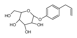 4-(2-propenyl)phenyl-beta-dextro-glucopyranoside structure