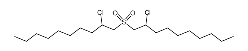 bis-(2-chloro-decyl)-sulfone Structure