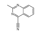 2-methylquinazoline-4-carbonitrile结构式