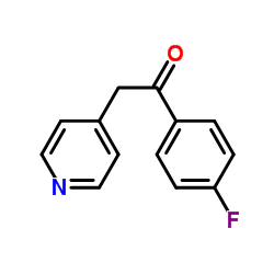 1-(4-Fluorophenyl)-2-(pyridin-4-yl)ethanone structure
