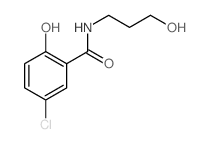 Benzamide,5-chloro-2-hydroxy-N-(3-hydroxypropyl)- picture