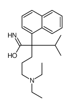 α-[3-(Diethylamino)propyl]-α-(1-methylethyl)-1-naphthaleneacetamide结构式