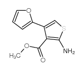 3-thiophenecarboxylic acid, 2-amino-4-(2-furanyl)-, methyl ester picture