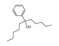 6-phenyl-6-undecanol结构式