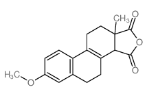 7-methoxy-11a-methyl-4,5,10,11-tetrahydro-3aH-naphtho[2,1-e][2]benzofuran-1,3-dione Structure