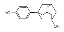 1-(4-hydroxyphenyl)-3-hyroxyadamantane Structure