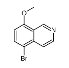 5-bromo-8-methoxyisoquinoline structure