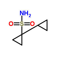 Cyclopropanesulfonamide, 1-(cyclopropylmethyl)- (9CI) structure