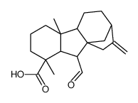 10-formyl-1,4a-dimethyl-8-methylenedodecahydro-1H-7,9a-methanobenzo[a]azulene-1-carboxylic acid Structure