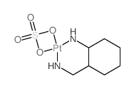 Platinum,(2-aminocyclohexanemethanamine-N,N')[sulfato(2-)-O,O']-, [SP-4-3-(1S-trans)]-(9CI) Structure