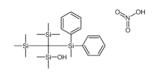 hydroxy-dimethyl-[[methyl(diphenyl)silyl]-bis(trimethylsilyl)methyl]silane,nitric acid结构式