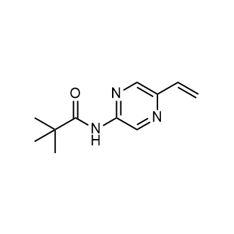 n-(5-Vinylpyrazin-2-yl)pivalamide structure