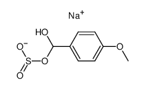 hydroxy-(4-methoxy-phenyl)-methanesulfonic acid , anisaldehyde sulfite sodium Structure