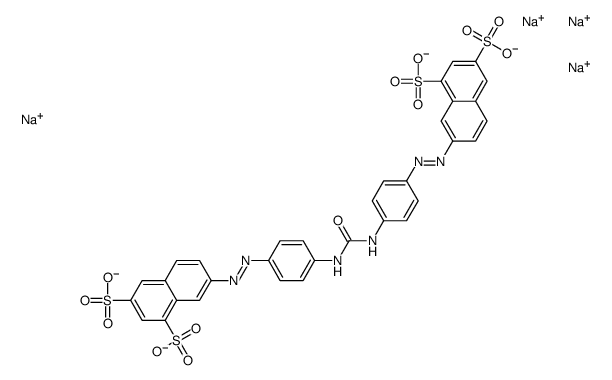 7,7'-[Carbonylbis(imino-4,1-phenyleneazo)]bis(1,3-naphthalenedisulfonic acid disodium) salt结构式