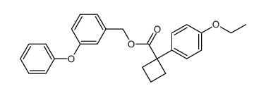 3'-phenoxybenzyl 1-(4-ethoxyphenyl)cyclobutane carboxylate Structure