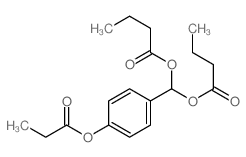 Butyric acid,p-hydroxybenzylidene ester propionate (8CI) picture