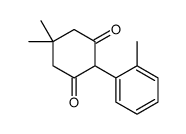 5,5-dimethyl-2-(2-methylphenyl)cyclohexane-1,3-dione结构式