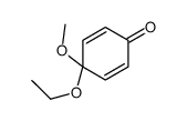 4-ethoxy-4-methoxycyclohexa-2,5-dien-1-one Structure