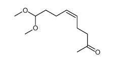 9,9-dimethoxy-non-5c-en-2-one结构式