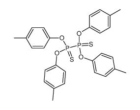 tetrakis(p-tolyloxy)diphosphine disulfide Structure