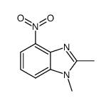 1H-Benzimidazole,1,2-dimethyl-4-nitro-(9CI) Structure
