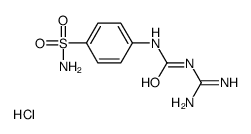1-(diaminomethylidene)-3-(4-sulfamoylphenyl)urea,hydrochloride结构式