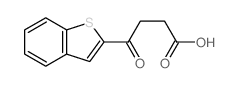 4-benzothiophen-2-yl-4-oxo-butanoic acid结构式