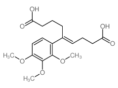 4-Nonenedioic acid,5-(2,3,4-trimethoxyphenyl)-结构式