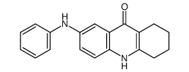 1,2,3,4-tetrahydro-7-(phenyl)amino-9(10H)-acridinone Structure