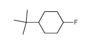 1-fluoro-4-tert-butyl-cyclohexane结构式