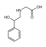 2-[(2-hydroxy-2-phenylethyl)amino]acetic acid结构式