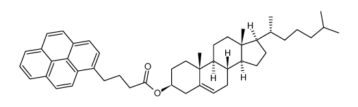 cholesteryl 1-pyrenebutyrate Structure