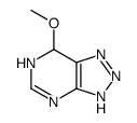 (9ci)-4,7-二氢-7-甲氧基-1H-1,2,3-噻唑并[4,5-d]嘧啶结构式