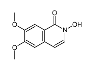 2-Hydroxy-6,7-dimethoxyisocarbostyril结构式