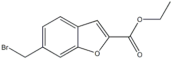 ethyl 6-(bromomethyl)benzofuran-2-carboxylate结构式