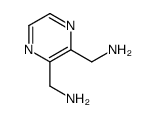 Pyrazine-2,3-diyldimethanamine结构式