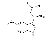 3-AMINO-3-(5-METHOXY-INDOL-3-YL)-PROPIONIC ACID structure