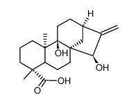 (4R,15R)-9,15-Dihydroxykaur-16-en-18-oic acid结构式