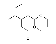 3-(2,2-diethoxyethyl)-4-methylhexanal结构式