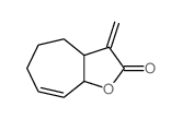 3-Methylene-3,3a,4,5,6,8a-hexahydro-2H-cyclohepta(b)furan-2-one Structure