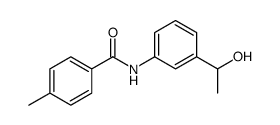 Benzamide, N-[3-(1-hydroxyethyl)phenyl]-4-methyl- (9CI)结构式