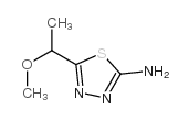 1,3,4-Thiadiazol-2-amine,5-(1-methoxyethyl)- Structure