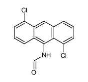 N-(1,5-dichloroanthracen-9-yl)formamide结构式