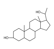 5-beta-pregnane-3-alpha,20-beta-diol结构式