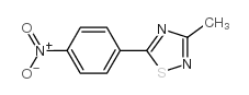 1,2,4-Thiadiazole,3-methyl-5-(4-nitrophenyl)-(9CI) Structure